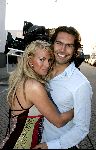 Amsterdam 28 mei 2004
Ellemieke Vermolen met vriend Ferenc Boltini op scooter