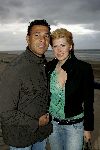 Bloemendaal 12 mei 2004
Feestje van Leco  Zadelhoff in strandtent vroeger.
Ruud Gullit en Estelle Gullit