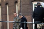 Amsterdam 05 mei 2004
Brad Pitt en George Clooney opnames Ocean 12
