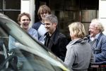 Amsterdam 05 mei 2004
George Clooney verlaat het Pulitzer hotel. opnames Ocean 12.