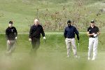 Noordwijk 10 mei 2004
George Clooney en Matt Damon golfen op de Noorwijkse Golfclub.