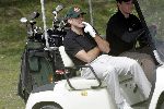 Noordwijk 10 mei 2004
George Clooney en Matt Damon golfen op de Noorwijkse Golfclub.