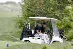 Noordwijk 10 mei 2004
George Clooney en Matt Damon golfen op de Noorwijkse Golfclub.