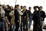 Haarlem 14 mei 2004
Opnames Ocean\'s 12 op station Haarlem met Brad Pitt en George Clooney.