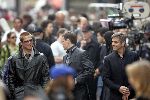 Amsterdam 19 mei 2004
Brad Pitt George Clooney en Matt Damon opnames voor de film ocean's 12