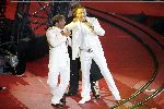 Amsterdam 26 mei 2004
Rene Froger in de Arena.    Rene Froger  met Gordon en Gerard Joling