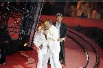 Amsterdam 26 mei 2004
Rene Froger in de Arena.    Rene Froger  met Gordon en Gerard Joling