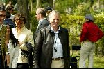 Amsterdam 20 mei 2004
Opnames Ocean's 12 op begraafplaats Westgaarde in  Amsterdam met Brad Pitt en Catharina Zeta Jones.
Gerard Kleisterlee (Philips)