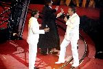 Amsterdam 26 mei 2004
Rene Froger in de Arena.    Rene Froger  met Gordon en Gerard Joling