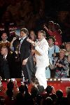 Amsterdam 26 mei 2004
Rene Froger in de Arena.    Rene Froger  met Gordon en Gerard Joling