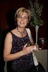 Rotterdam  10 mei 2004
Uitreiking Musical Awards in nieuw Luxor.
Irene Moors met gsm