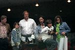 Amsterdam 26 mei 2004
Concert Rene Froger in de Arena.   
Ivo Niehe met vrouw en 3 kinderen