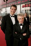 Rotterdam  10 mei 2004
Uitreiking Musical Awards in nieuw Luxor.
Jacques d Ancona met vriend