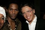 Rotterdam  10 mei 2004
Uitreiking Musical Awards in nieuw Luxor.
Jamai Idols met vriend