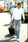 Noordwijk 26 mei 2004
Nederlands elftal spelers verzamelen bij Huis ter Duin.
Johnny Heitinga