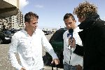 Noordwijk 26 mei 2004
Spelers Nederlands elftal melden zich bij Huis ter Duin voor trainingskamp EK Portugal.
Rafael v d Vaart en Hans Kraay jr