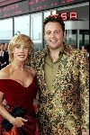 Rotterdam  10 mei 2004
Uitreiking Musical Awards in nieuw Luxor.
Joke Bruijs met een  vriend