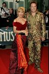 Rotterdam  10 mei 2004
Uitreiking Musical Awards in nieuw Luxor.
Joke Bruijs met een vriend