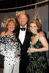 Rotterdam  10 mei 2004
Uitreiking Musical Awards in nieuw Luxor.
Simone Kleinsma en Joop v d Ende en Celine Purcell