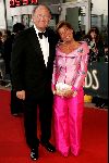 Rotterdam  10 mei 2004
Uitreiking Musical Awards in nieuw Luxor.
Joop v d Ende met Janine v d Ende