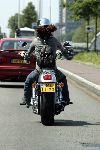Amsterdam 29 mei 2004
Katja Schuurman bij vrienden met nieuwe Harley Davidson moter