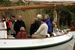 Muiden 2 mei 2004
Koningin Beatrix voor het eerst dit jaar weer varen met de Groene Draeck.