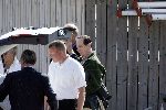 Muiden 29 mei 2004
Koningin Beatrix varen met Groene Draeck.