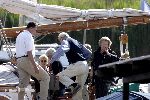 Muiden 29 mei 2004
Koningin Beatrix varen met Groene Draeck.