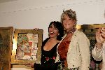 Hollandsche Rading 30 mei 2004
Opening expositie  Dominic Grant en Astrid Engels.
en Laura Fygi
