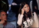 Amsterdam 19 mei 2004
Brad Pitt George Clooney en Matt Damon opnames voor de film ocean's 12.  Lisa Snowdon bij opnames