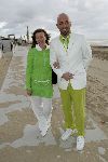 Bloemendaal 12 mei 2004
Feestje van Leco  Zadelhoff in strandtent vroeger.
Annemiek Verdoorn