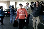 Noordwijk 26 mei 2004
Spelers Nederlands elftal melden zich bij Huis ter Duin voor trainingskamp EK Portugal. 
Marc Overmars