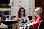 Amsterdam 29 mei 2004
Marianne Mudder op terras