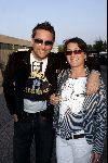 Amsterdam 28 mei 2004
Show Rodrigo Otazu in hangar op schiphol Oost.
Mathias Scholten met vrouw