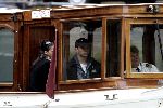 Amsterdam 2 mei 2004
Matt Damon met vriendin op rondvaart boot.