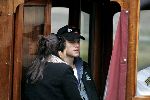 Amsterdam 2 mei 2004
Matt Damon met vriendin op rondvaart boot.