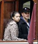 Amsterdam 2 mei 2004
Matt Damon met vriendin op rondvaart boot.