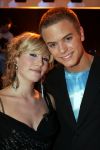 Hilversum 1 mei 2004
Finale Idols  in studio 22
Jim Idols met Maud Idols.