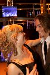Hilversum 1 mei 2004
Finale Idols  in studio 22.
Maud Idols met vriend kussend
