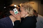 Amsterdam 26 mei 2004
Rene Froger in de Arena. 
Rene met Natasja  Froger kussend