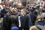 Amsterdam 19 mei 2004
Brad Pitt George Clooney en Matt Damon opnames voor de film ocean's 12