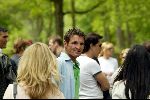 Amsterdam 20 mei 2004
Opnames Ocean\'s 12 op begraafplaats Westgaarde in  Amsterdam met Brad Pitt en Catharina Zeta Jones.
Prins Maurits
