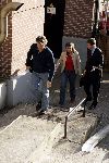Amsterdam 15 mei 2004
Prins Pieter Christiaan met zijn vriendin in gesprek met general manager van Amstel Hotel