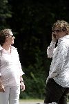 Amsterdam 20 mei 2004
Opnames Ocean's 12 op begraafplaats Westgaarde in  Amsterdam met Brad Pitt en Catharina Zeta Jones.
Prinses Annette  zwanger en Prins Bernhard jr