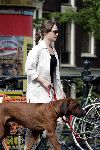 Amsterdam 16 mei 2004
Prinses Margaritha wandelen met hond