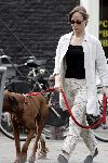 Amsterdam 16 mei 2004
Prinses Margaritha wandelen met hond