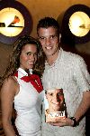 Amsterdam 17 mei 2004
Presentatie boek Rafael v d Vaart 
rafael v d Vaart en Silvie Meis