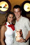 Amsterdam 17 mei 2004
Presentatie boek Rafael v d Vaart 
rafael v d Vaart en Silvie Meis