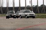Amsterdam 21 mei 2004
Beveiliging Ocean's 12 met Range Rovers op schiphol oost