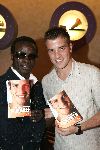 Amsterdam 17 mei 2004
Presentatie boek Rafael v d Vaart 
rafael v d Vaart en Regilio Tuur